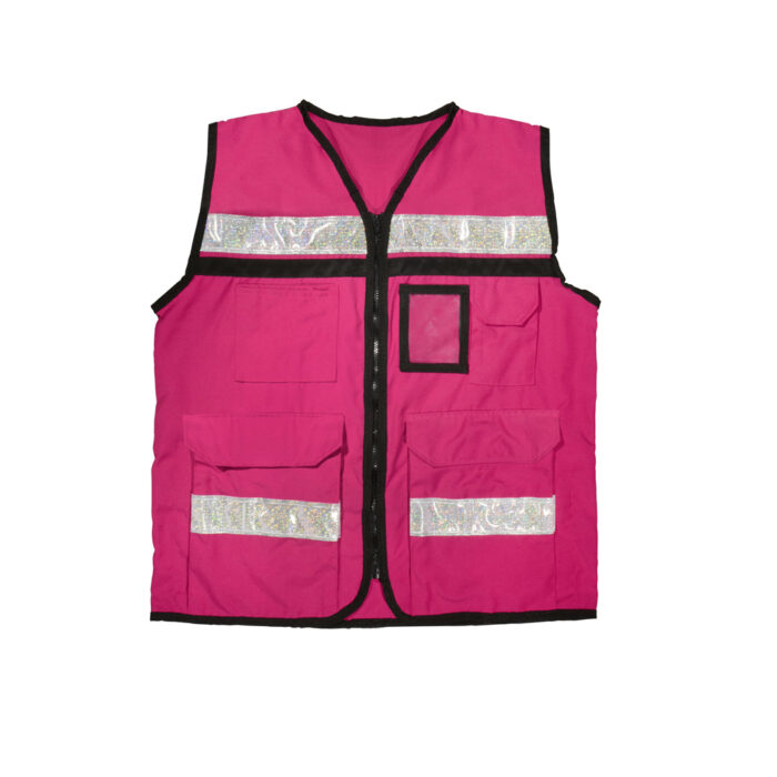 HC105931 - Chaleco De Seguridad Tipo Supervisor Cerrado Con Reflejante Rosa M Urrea USCH82 - URREA