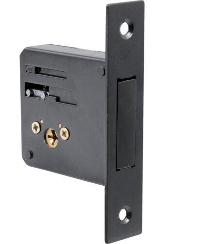 HC111680 - Cerrojo Para Embutir Auxiliar Función Doble Latón Antiguo Llave Tetra En Caja Lock 11CE - LOCK