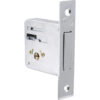 HC111681 - Cerrojo Para Embutir Auxiliar Función Doble Níquel Satinado Llave Tetra En Caja Lock 10CE - LOCK