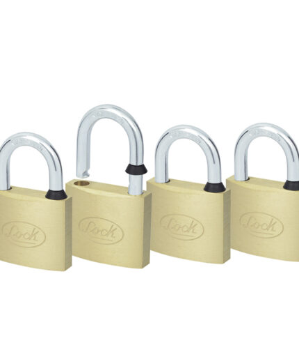 HC111705 - Juego De Candados De Latón Cortos 40 Mm Llave Estándar 4 Piezas Lock 15CA - LOCK