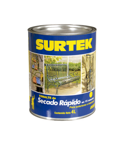 HC124705 - Esmalte De Secado Rápido 4 Lt Color Canario Surtek SP40312 - SURTEK