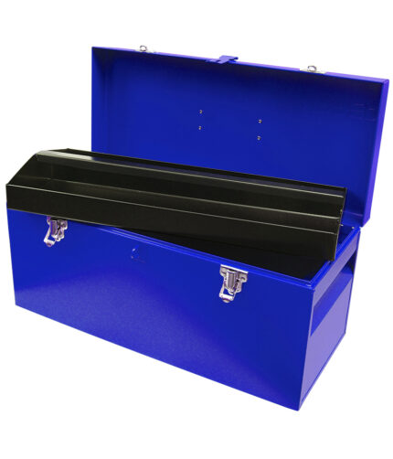 HC137186 - Caja Portaherramientas Metálica Color Azul 20 X 8 X 9 Urrea D6A - URREA