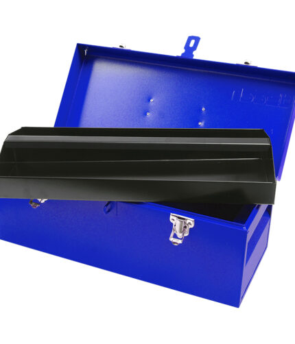 HC137187 - Caja Portaherramientas Metálica Color Azul 17 X 7 X 7 Urrea D4A - URREA