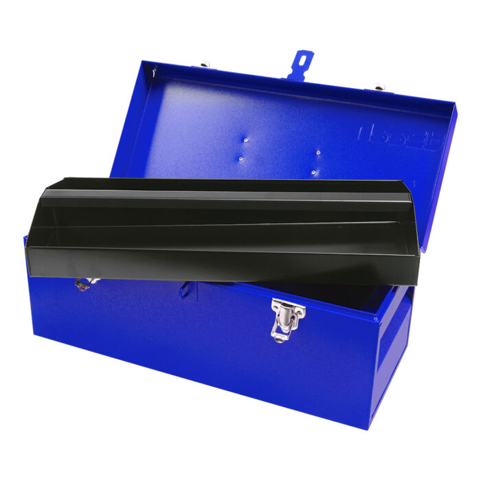 HC137187 - Caja Portaherramientas Metálica Color Azul 17 X 7 X 7 Urrea D4A - URREA