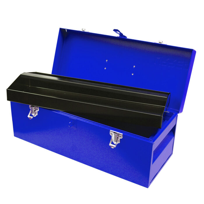 HC137188 - Caja Portaherramientas Metálica Color Azul 20 X 7 X 7 Urrea D5A - URREA