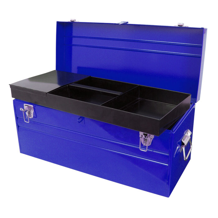 HC137204 - Caja Portaherramientas Metálica Color Azul 23 X 10 X 11 Urrea D8A - URREA