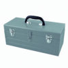 HC137205 - Caja Portaherramientas Metálica Color Gris Con Charola 16 X 7 X 6 Surtek CM16G - SURTEK