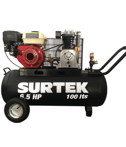 HC150277 - Compresor De Aire Eléctrico A Gasolina 100 Lt 6.5 Hp Surtek COMP7100 - SURTEK