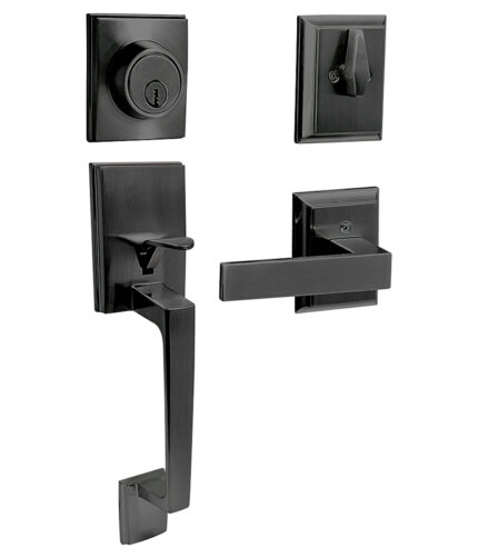 HC168287 - Gatillo Rectangular Sólido Para Entrada Función Doble Negro Visual Lock 15GA - LOCK