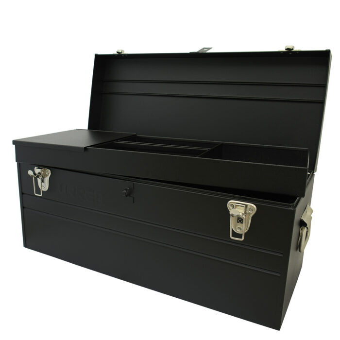 HC27272 - Caja Portaherramientas Metálica Color Negro 23 X 10 X 11 Urrea D8C20 - URREA