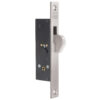 HC64583 - Cerrojo Para Embutir De Gancho Níquel Satinado Llave Tetra En Caja Lock L2101NI - LOCK