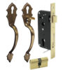 HC70628 - Conjunto Classic Función Doble Latón Antiguo Llave Estándar Lock L119ELA - LOCK