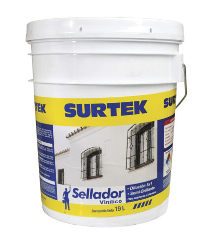 HC88972 - Sellador Vinílico 19 Lt Color Blanco Surtek SV200 - SURTEK