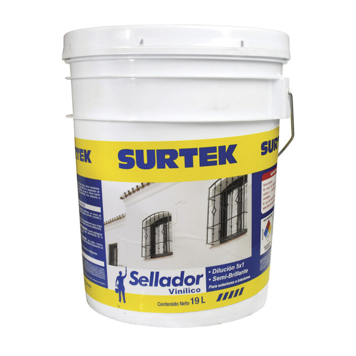 HC88972 - Sellador Vinílico 19 Lt Color Blanco Surtek SV200 - SURTEK