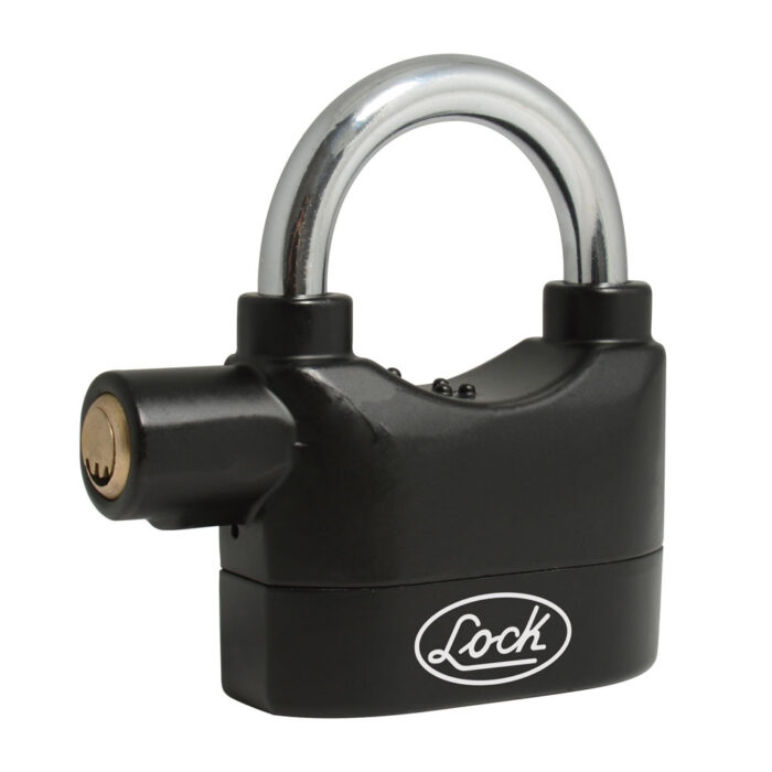 HC94670 - Candado Con Alarma De Doble Cerrojo 70 Mm Llave De Puntos Lock CASO70 - LOCK