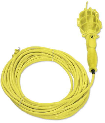 C3002109 - Lámpara De Taller Con Canastilla Plástica Color Amarillo 8 M Surtek 136094 - SURTEK