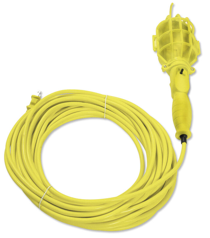 C3002109 - Lámpara De Taller Con Canastilla Plástica Color Amarillo 8 M Surtek 136094 - SURTEK
