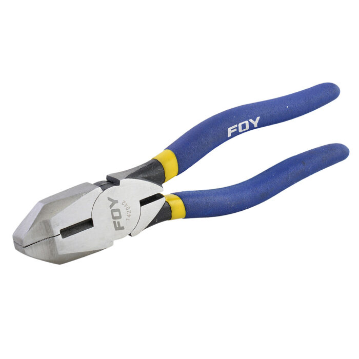 H017652 - Pinza Con Mango Con Doble Plastisol Para Electricista De 8 Corte Lateral Foy 142042 - FOY