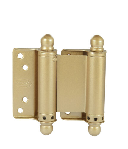 HC01548 - Juego De Bisagras Doble Acción Latón Brillante 3 2 Piezas Lock 11BR - LOCK