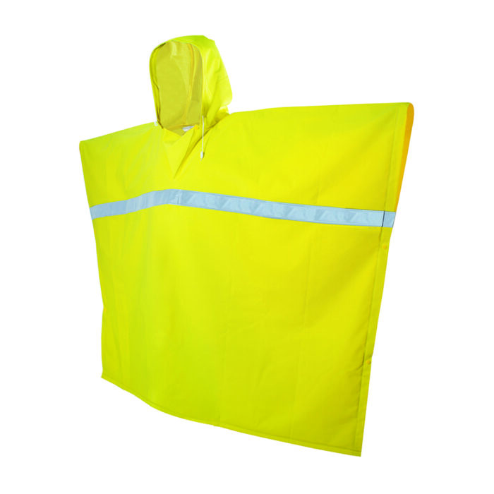 HC105762 - Poncho Impermeable Con Cintas Reflejantes Unitalla Surtek 137619 - SURTEK