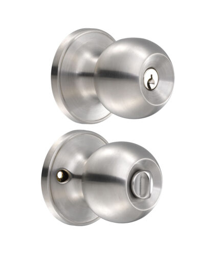 HC111663 - Pomo Tubular Bola Función Entrada Acero Inoxidable Llave Estándar Blíster Lock 12PO - LOCK