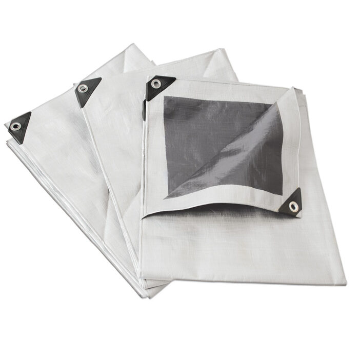 HC11879 - Lona De Polietileno Reforzada Color Blanco 3 X 3 M Surtek LR3X3B - SURTEK