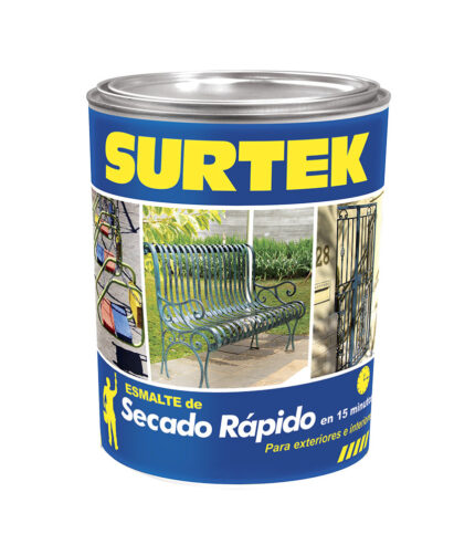 HC11938 - Esmalte De Secado Rápido 250 Ml Color Negro Surtek SP40199 - SURTEK