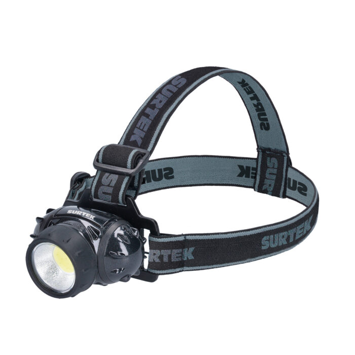 HC120271 - Linterna De Led Para Cabeza A Baterías 3 Pilas Aaa De 100 Lm Surtek 135905 - SURTEK