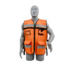 HC124636 - Chaleco De Seguridad Tipo Supervisor Abierto Con Reflejante Naranja Unitalla Surtek 137591 - SURTEK