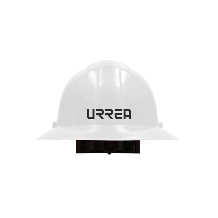 HC136385 - Casco De Seguridad Con Ajuste De Matraca Color Blanco Ala Completa Urrea USH04W - URREA