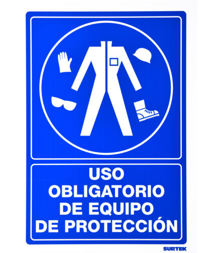 HC141899 - Señal Uso Obligatorio De Equipo De Protección Surtek SES21 - SURTEK