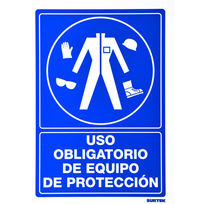 HC141899 - Señal Uso Obligatorio De Equipo De Protección Surtek SES21 - SURTEK