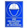 HC143283 - Señal Uso Obligatorio De Casco De Seguridad Surtek SES12 - SURTEK