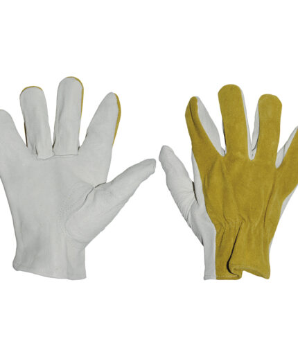 HC42984 - Guantes De Piel De Borrego Y Carnaza En Dorso Unitalla Surtek 137382 - SURTEK