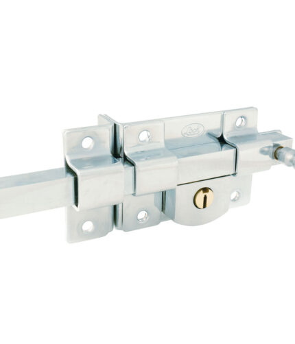 HC43392 - Cerradura De Barra Fija Función Derecha Cromo Brillante Llave Estándar En Caja Lock L560DCB - LOCK