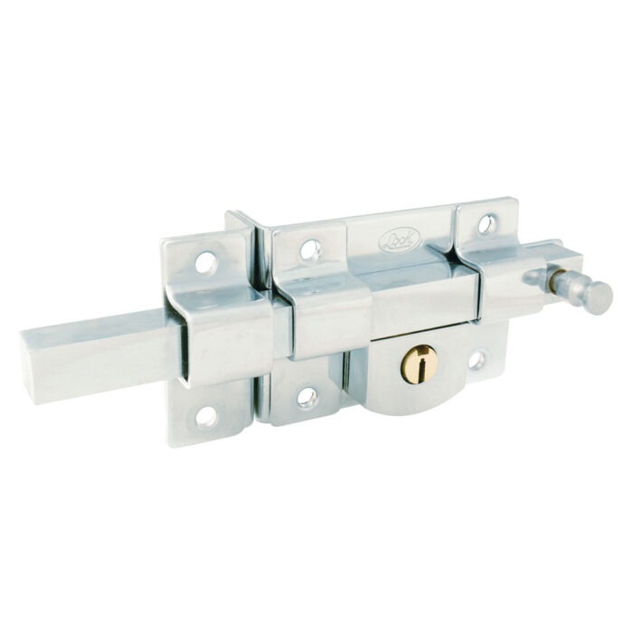 HC43393 - Cerradura De Barra Fija Función Izquierda Cromo Brillante Llave Estándar En Caja Lock L560ICB - LOCK