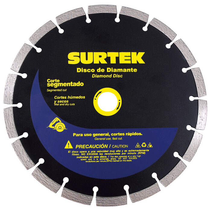 HC50940 - Disco De Diamante Segmentado 4-1/2 Surtek 123462 - SURTEK