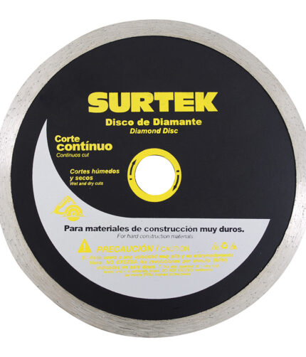 HC52208 - Disco De Diamante Continuo 4-1/2 Surtek 123460 - SURTEK