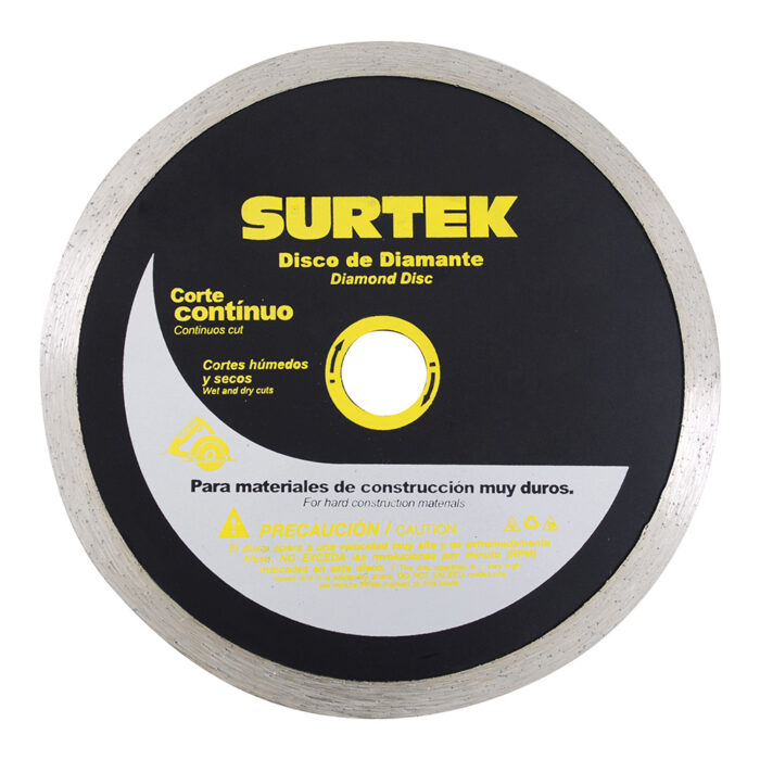 HC52208 - Disco De Diamante Continuo 4-1/2 Surtek 123460 - SURTEK