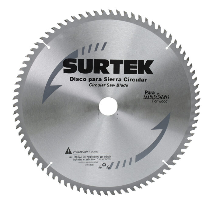 HC52926 - Disco Para Sierra Circular Para Corte Madera 60 Dientes 14 Surtek 120641 - SURTEK