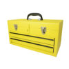 HC53592 - Caja Portaherramientas Metálica Color Amarillo Con 2 Gavetas 18 X 9 X 11 Surtek 125107 - SURTEK