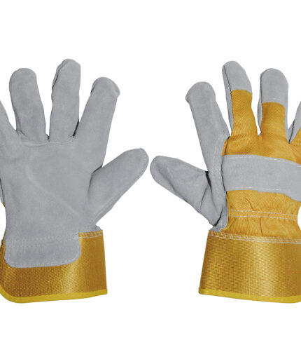 HC55247 - Guantes De Carnaza Y Loneta Reforzados Unitalla Surtek 137389 - SURTEK