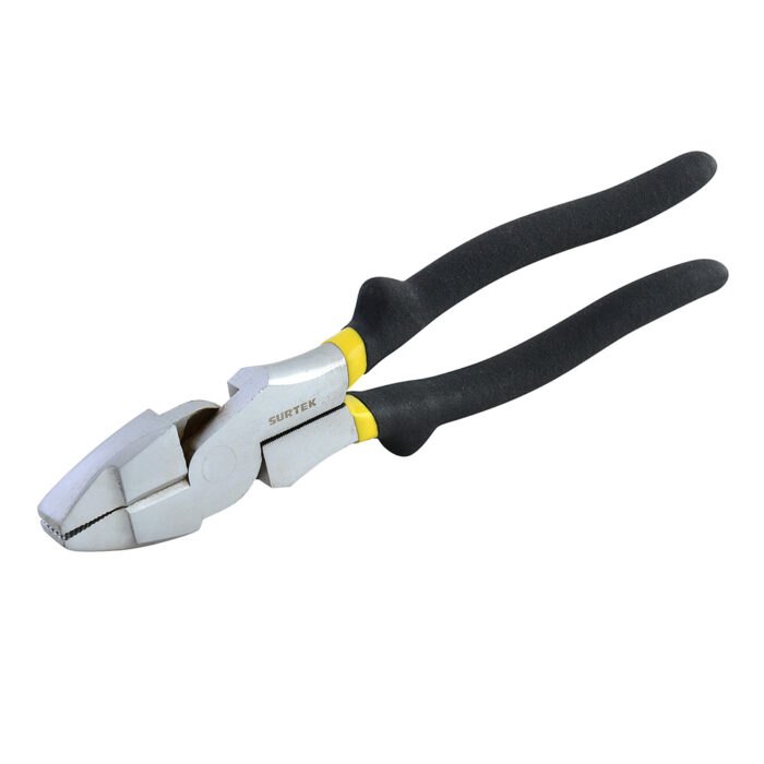 HC59121 - Pinza Para Electricista Con Mango Rubber Grip De 9 Corte Lateral Reforzada Surtek 979R - SURTEK