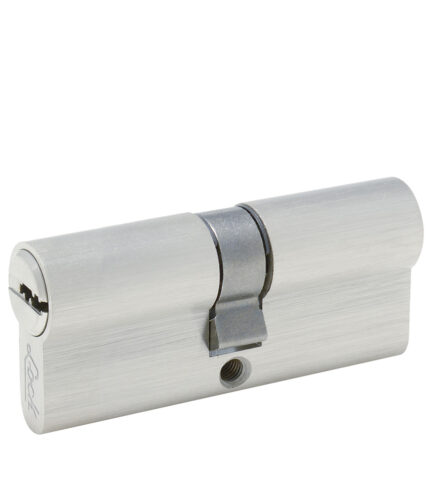 HC59338 - Cilindro Europeo 70 Mm Función Sencila Níquel Satinado Ranura Mariposa En Caja Lock LCM70NS - LOCK