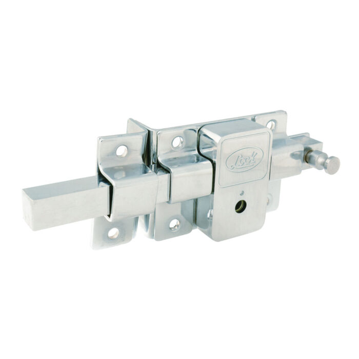 HC66621 - Cerradura De Barra Libre Función Derecha Cromo Brillante Llave Tetra En Caja Lock L590DCB - LOCK