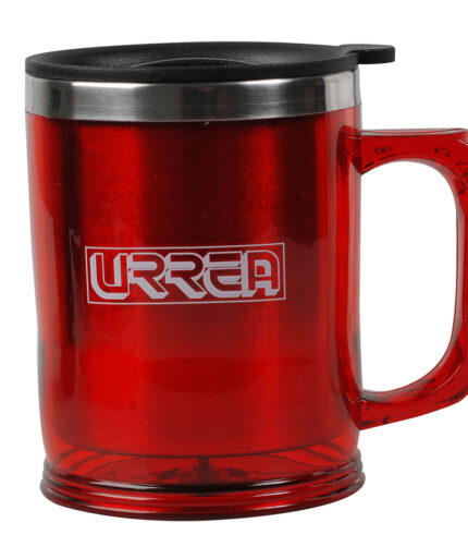 HC89958 - Taza Térmica Color Rojo Fabricada De Aluminio Urrea TZU - URREA