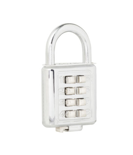 HC95129 - Candado De Combinación Cromo Brillante 35 Mm Lock C27C35 - LOCK