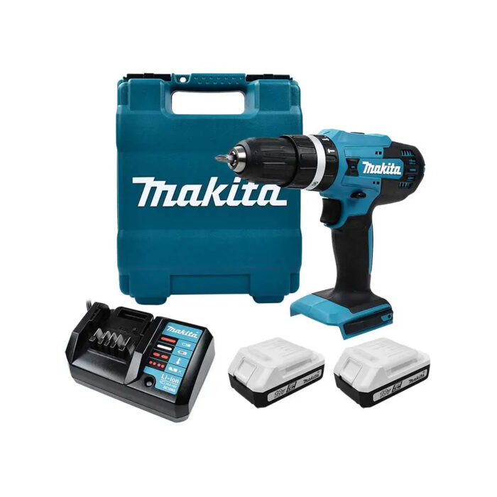 HC149105 - Rotomartillo 1/2 18V Cargador+ 2Batería + Estuche Makita HP488DWE - MAKITA