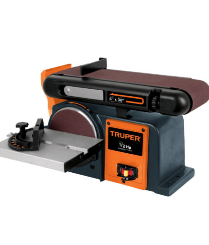 HC120674 - Lijadora De Banda Y Disco 4 X 6' De 370 W (1/2 Hp) Truper 12110 - TRUPER