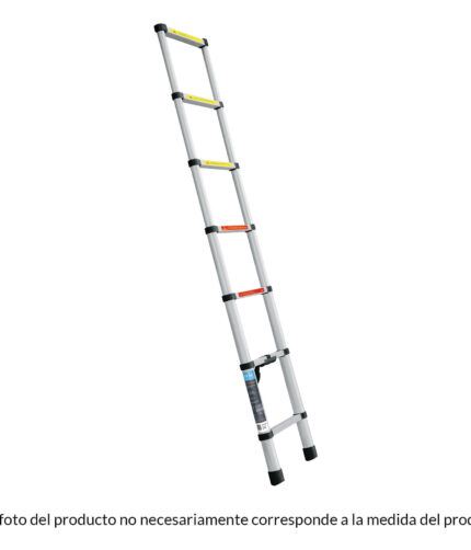 HC153755 - Escalera Telescópica13 Peldaños Tipo Ii Capacidad 102Kg Truper 101904 - TRUPER